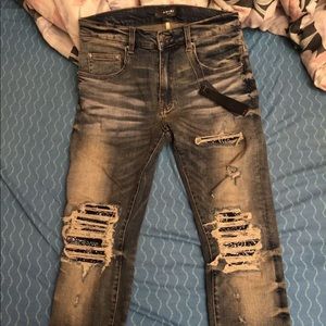 Amiri mx1 bandana jeans sz 30